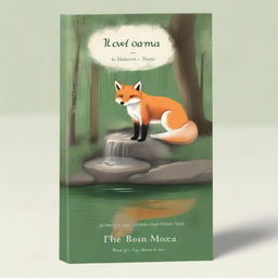 A captivating book cover featuring a serene forest scene with a charming fox sitting by an old stone wishing well