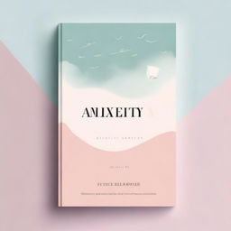 Create a book cover for an e-book about anxiety