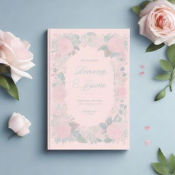 A beautiful book cover for a wedding