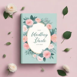 A beautifully designed book cover for a wedding guide