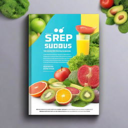 Create an ebook cover for a '5 Step Guide to a Healthy Lifestyle'