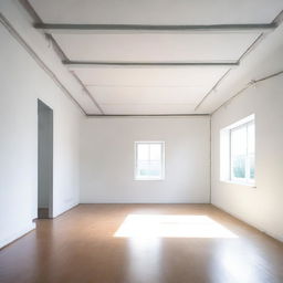 A room that is 3 meters long, 2 meters wide, and 2