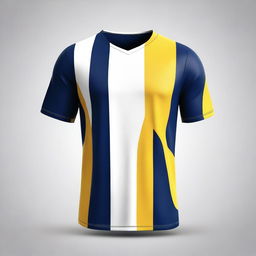 A high-quality image of a sports jersey, featuring a clean and modern design