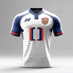 A high-quality image of a sports jersey, featuring a clean and modern design