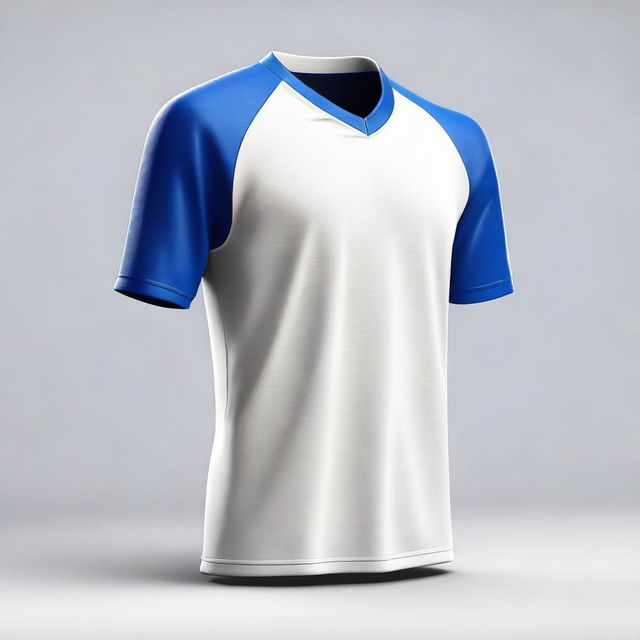 A high-quality image of a sports jersey, featuring a clean and modern design