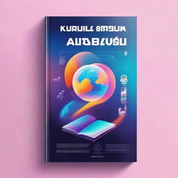 A futuristic book cover for a curriculum guide titled 'Kurikulum Masa Depan'