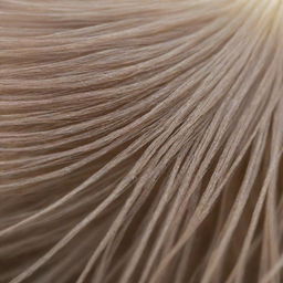 Highly magnified (150X) individual hair strands showing signs of trichotillomania, with focus on the hair bulb