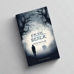 Create a book cover design featuring an intriguing and mysterious scene