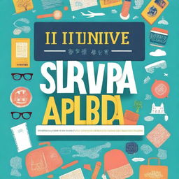 Create a book cover for a book titled 'How to Survive Your Study Abroad Application?' by Milou Kauffman