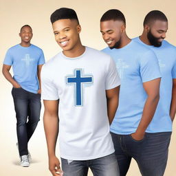 Design a t-shirt for a Christian men's fellowship