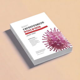 A detailed book cover design for a book about protocols for epidemic response and cleanup