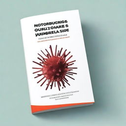 A detailed book cover design for a book about protocols for epidemic response and cleanup