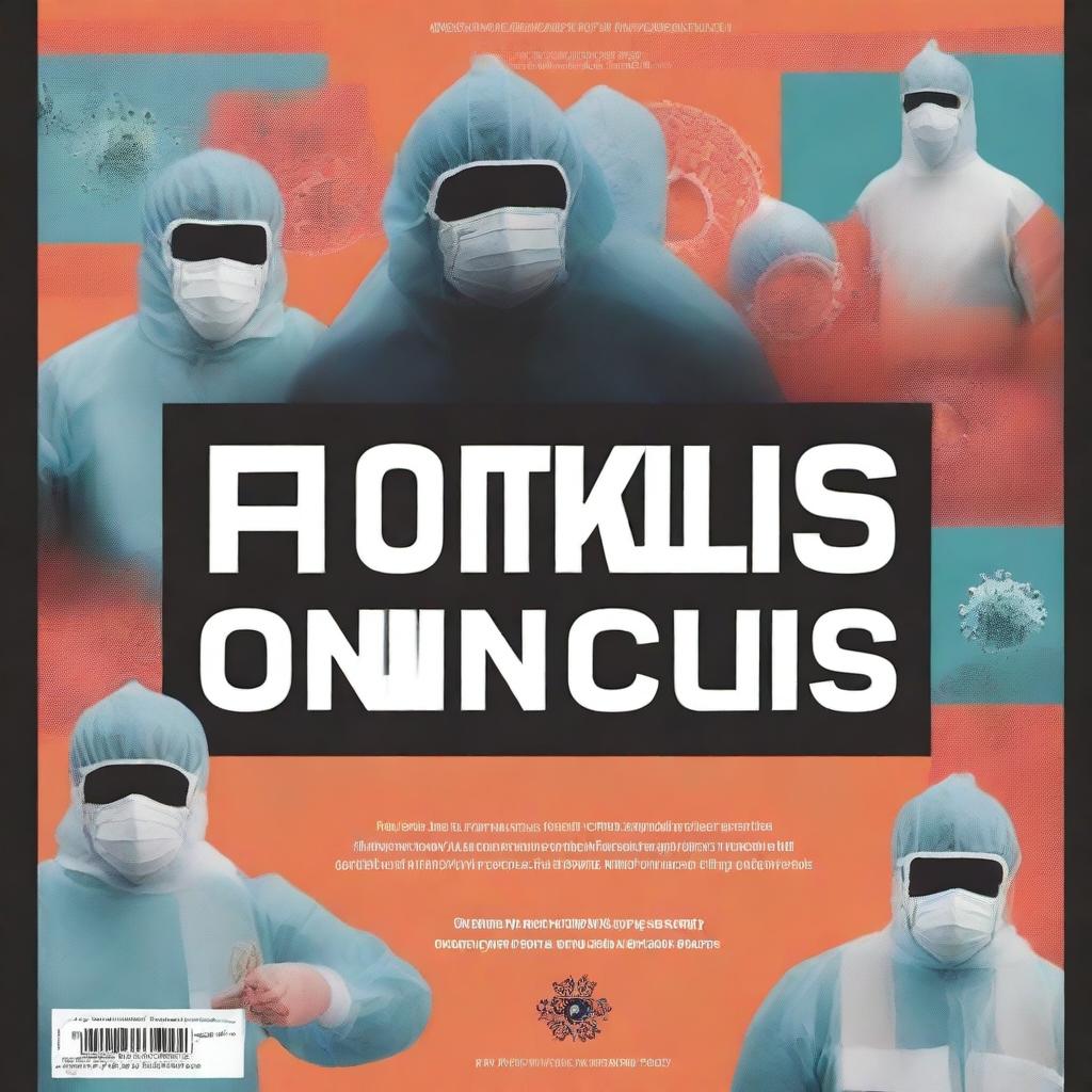 A book cover featuring protocols for epidemic response and cleanup, with a focus on the coronavirus