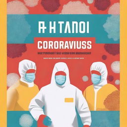 A book cover featuring protocols for epidemic response and cleanup, with a focus on the coronavirus