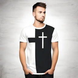 A t-shirt design for Christian men without the cross symbol