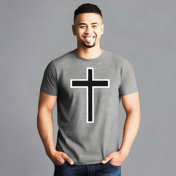 A t-shirt design for Christian men without the cross symbol