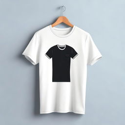 A stylish and simple men's t-shirt design