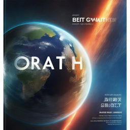 A book cover featuring an image of Earth from space, with a title related to protocols for epidemic response and cleanup