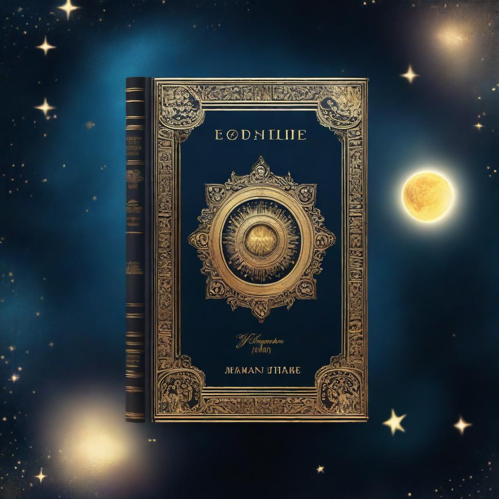 A captivating book cover for a divine book