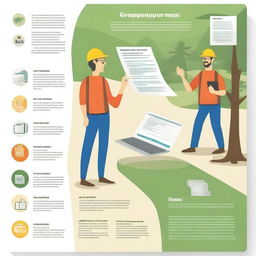 Create an image for a new user guide for an ERP system