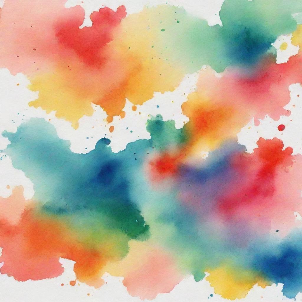 A vibrant watercolor animation