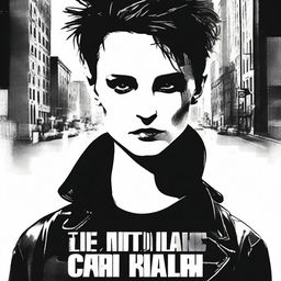 A detective movie poster featuring Tom Sturridge as Lisbeth Salander from The Girl with the Dragon Tattoo