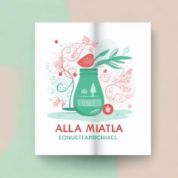 Create an ebook cover with the text 'Guia de consulta de Pré Natal para Enfermeiro'