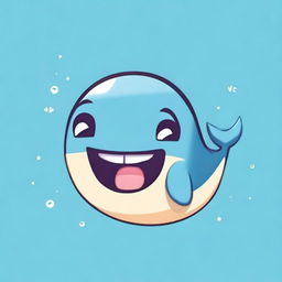 An emoji of the Docker whale with an expression of ecstatic bliss