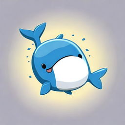 An emoji of the Docker whale with an expression of ecstatic bliss