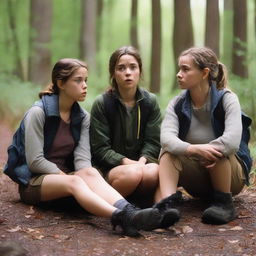 In the midst of a routine hiking trip, Liv and Maya find themselves in a dire situation when their friend Lucas is accidentally killed