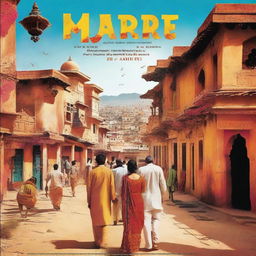 A film poster for 'मौसर' set in a traditional Rajasthani village