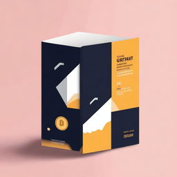 Uma capa de livro moderna e atraente sobre o guia e investimento em criptomoedas