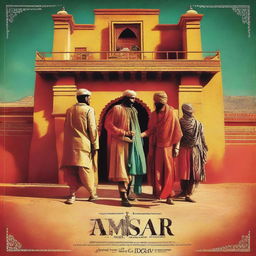 A film poster for 'mosar' set in a traditional Rajasthani village