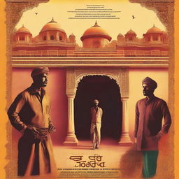 A film poster for 'mosar' set in a traditional Rajasthani village