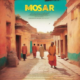 A film poster for 'mosar' set in a traditional Rajasthani village