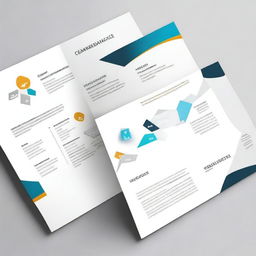 Create a professional cover page for a PowerPoint presentation