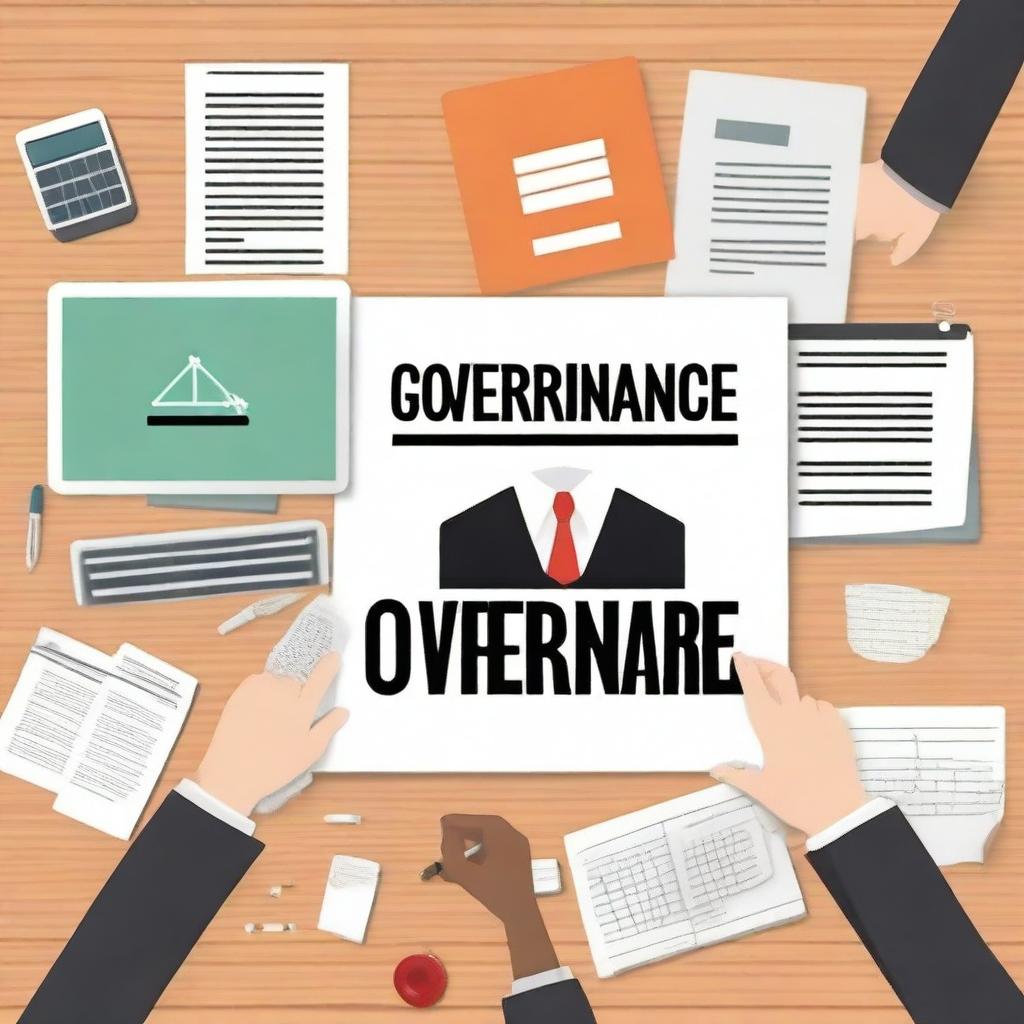 Create an image that visually represents the concept of 'Governance'