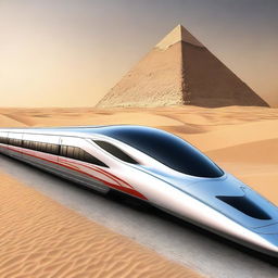 A submittal cover for a high-speed train project in Egypt