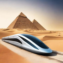 A submittal cover for a high-speed train project in Egypt