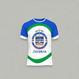 Design a T-shirt featuring the text 'Gli Azzurri Jayapura'