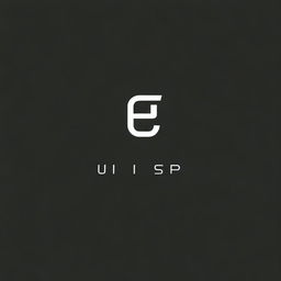 Create a logo for UISP+ with a focus on typography design