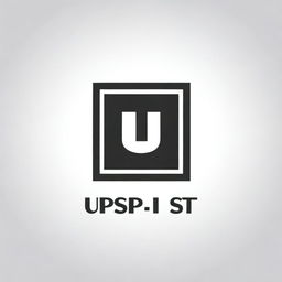 Create a logo for UISP+ with a focus on typography design