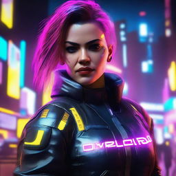 Create a detailed image of Panam Palmer, a character from Cyberpunk 2077