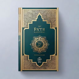 Create an imaginary book cover for an Islamic book titled 'The Path to Perfection: A Guide to Living a Virtuous Life in Islam