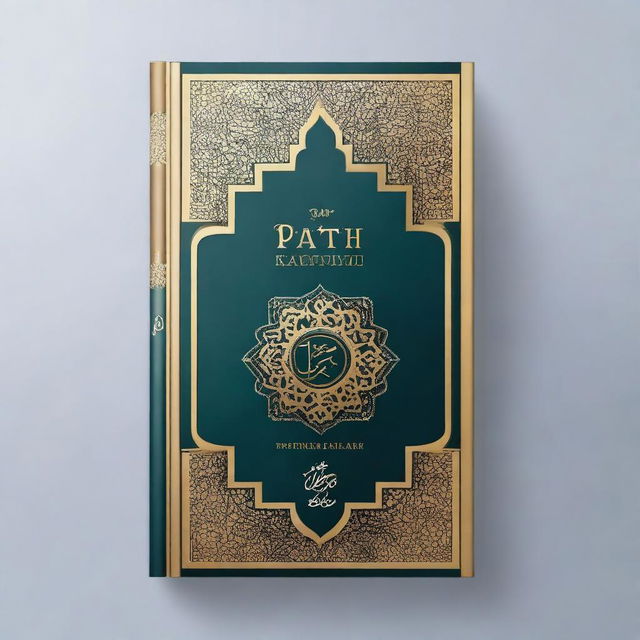 Create an imaginary book cover for an Islamic book titled 'The Path to Perfection: A Guide to Living a Virtuous Life in Islam