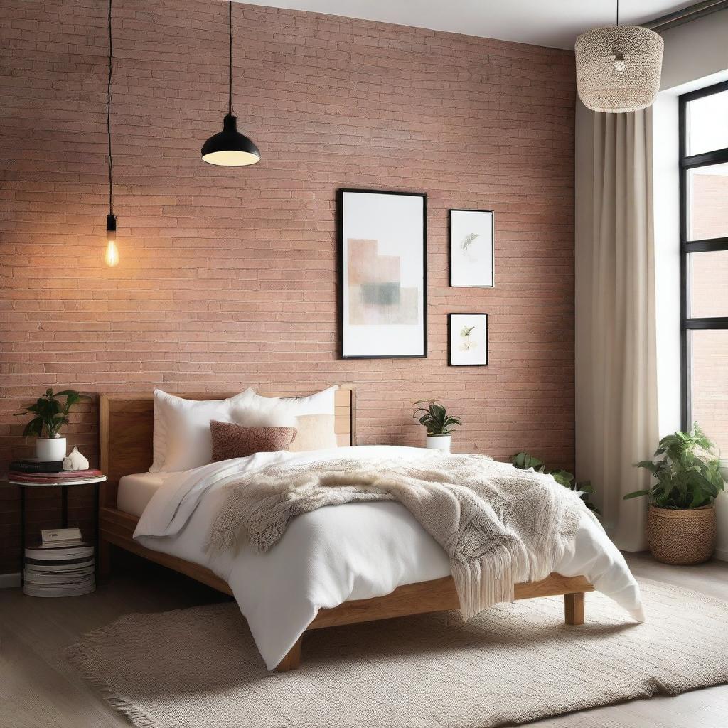 A bedroom redesigned with various styles to explore different aesthetic options