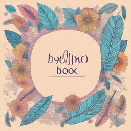 Create a boho-themed book cover for a children's coloring book with a Hindustani touch