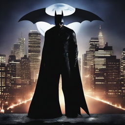 A captivating detective movie poster featuring Lee Pace in the role of Batman