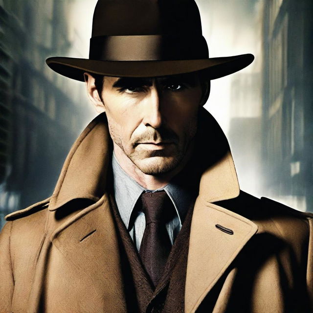 A detective movie poster featuring Lee Pace as the main character