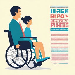 A movie poster with the title 'One Question: Disability Pride'